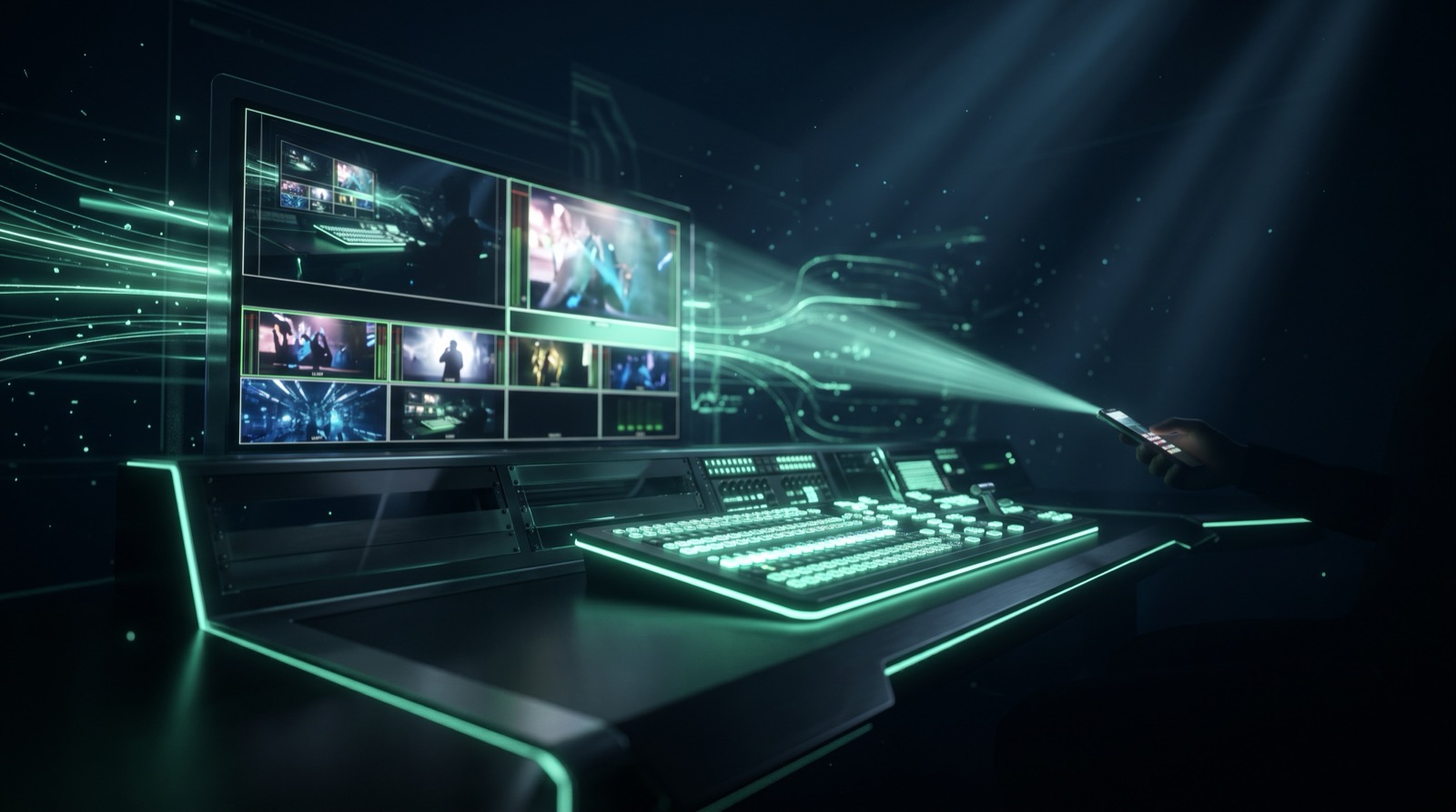 Switching vMix broadcast inputs from a Cliqer remote
