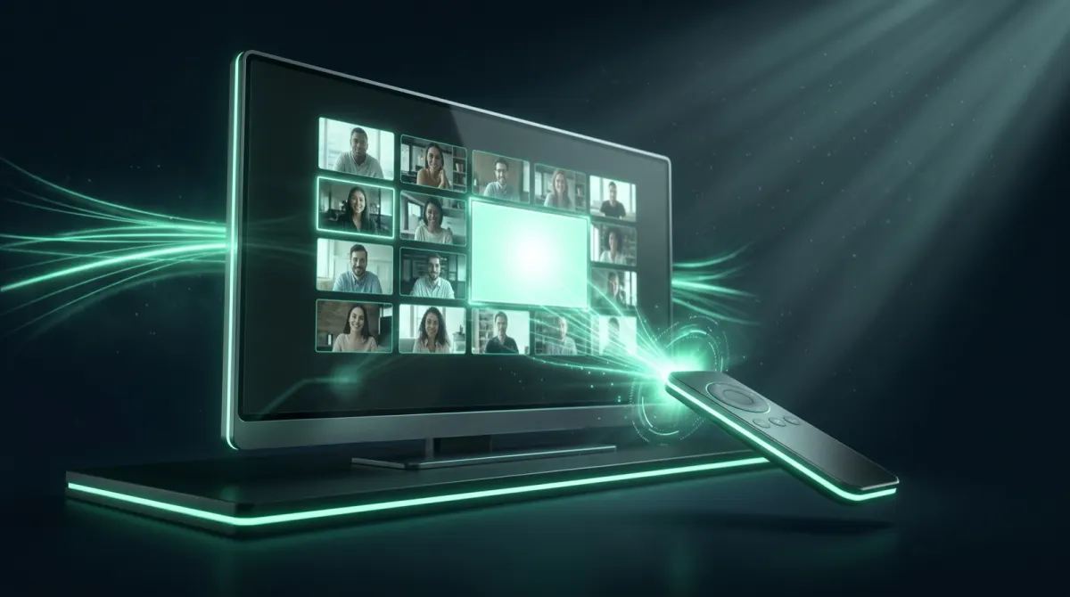 Avanzamento delle slide condivise in una riunione Zoom con Cliqer