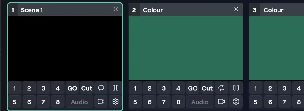 Input tiles on Windows with a tile being dragged and the green insertion line showing where it lands